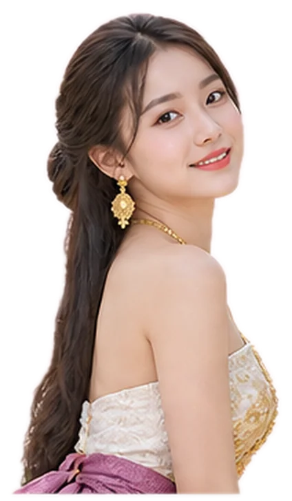 캄보디아 안내용 여성 모델 이미지