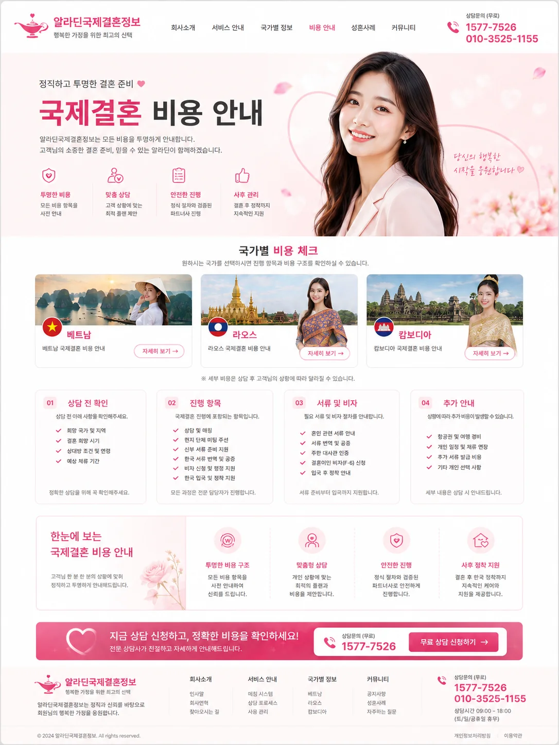 국제결혼 비용을 확인할 때